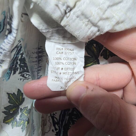 Element Wendel Tropical Print Button Down Shirt - Picture 6 of 6